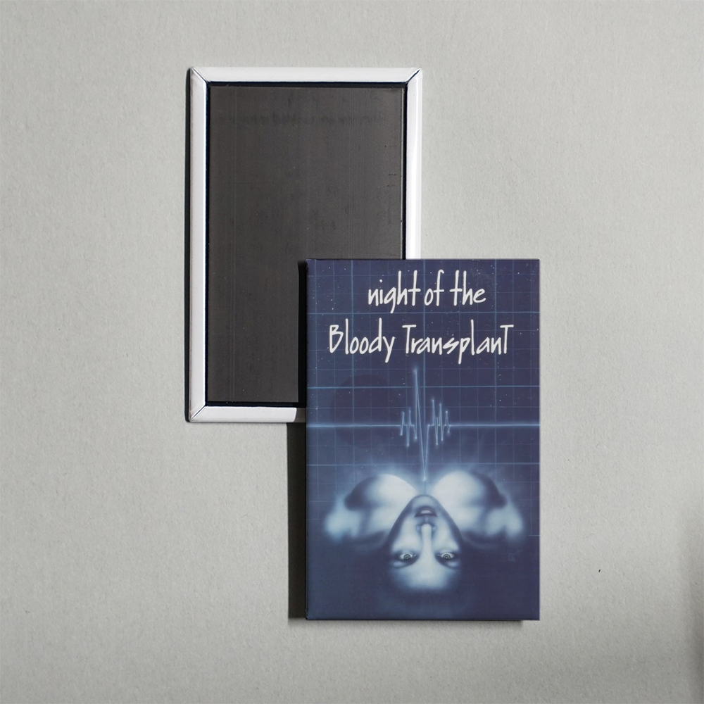 Night of the Bloody Transplant Mini Movie Fridge Magnet
