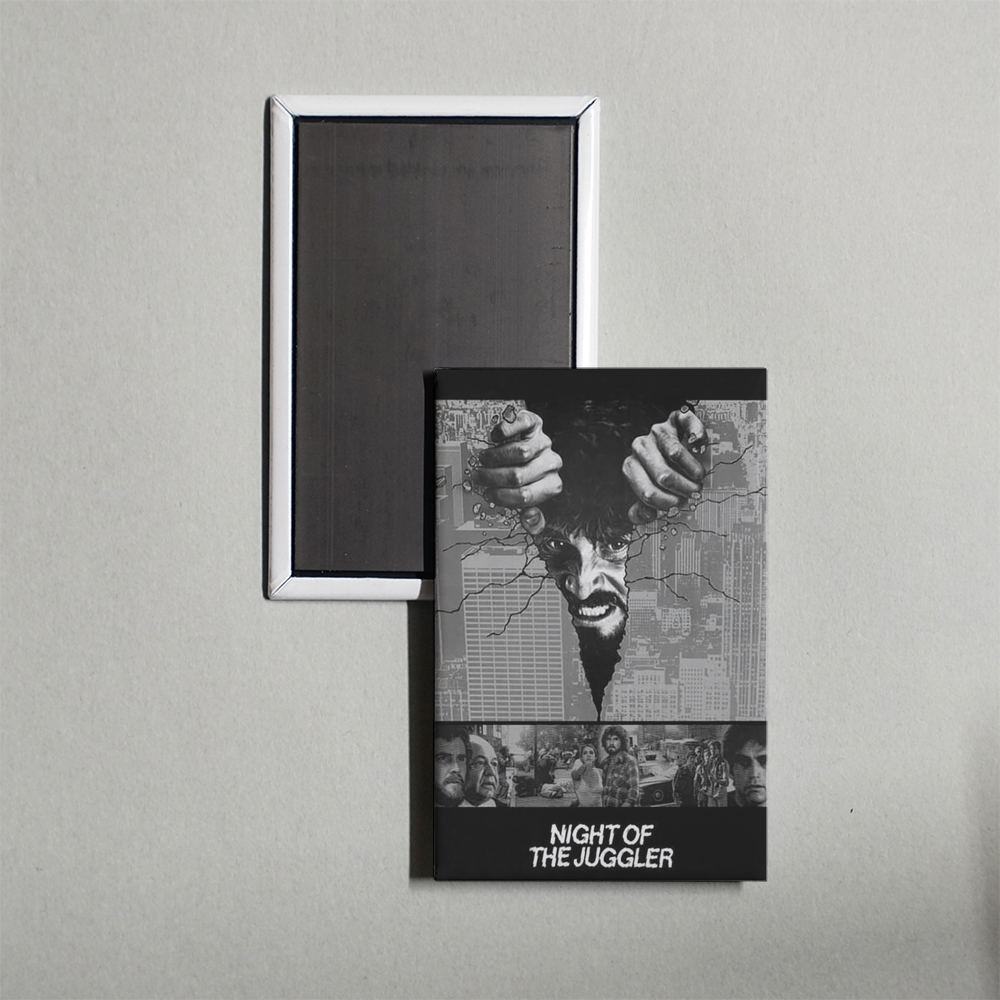 Night of the Juggler Mini Movie Fridge Magnet