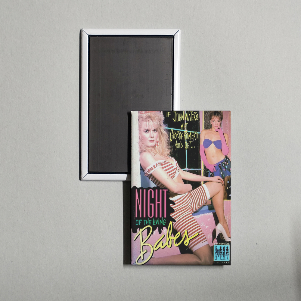 Night of the Living Babes Mini Movie Fridge Magnet