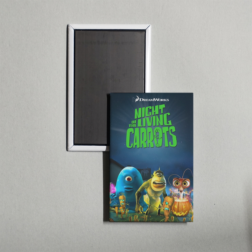 Night of the Living Carrots Mini Movie Fridge Magnet
