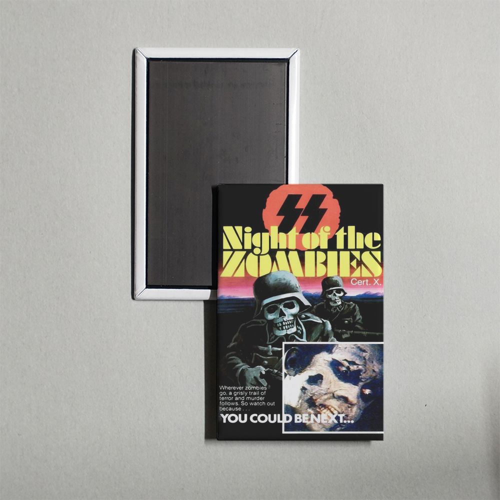 Night of the Zombies Mini Movie Fridge Magnet