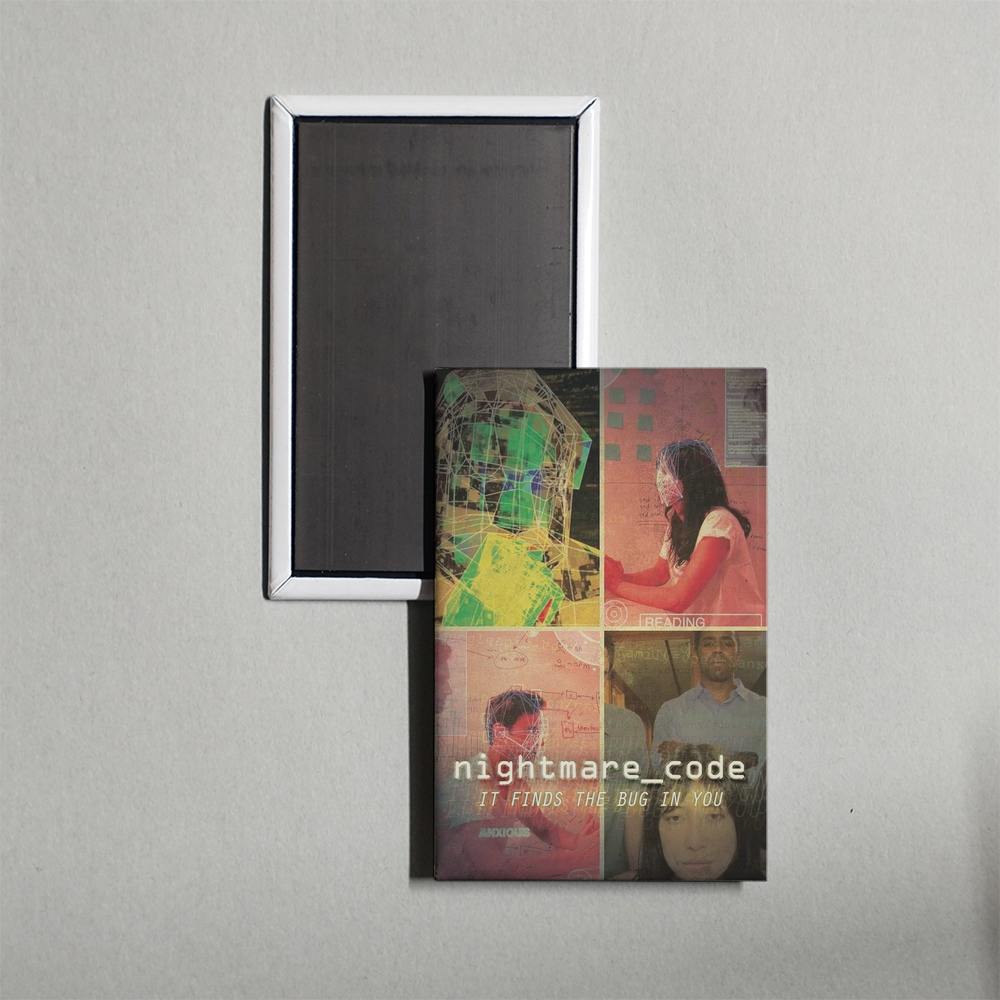 Nightmare Code Mini Movie Fridge Magnet