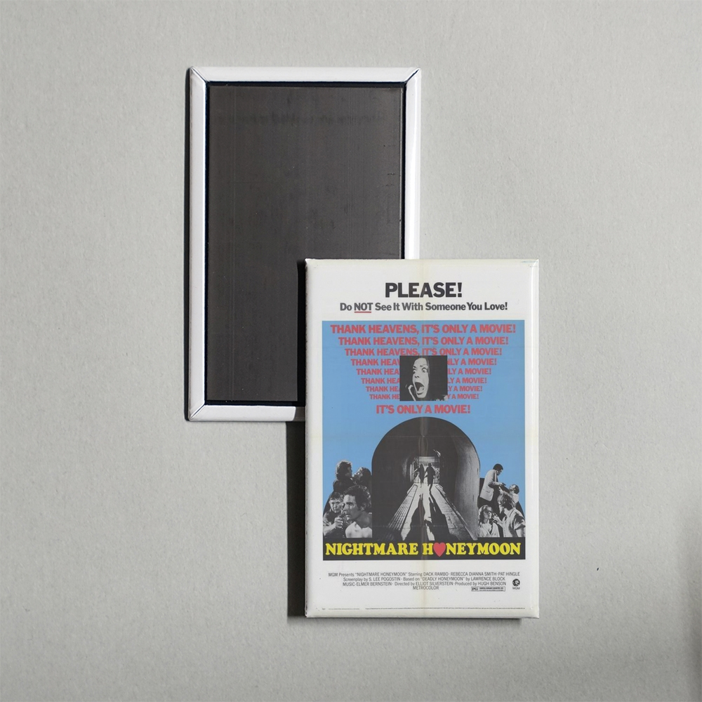 Nightmare Honeymoon Mini Movie Fridge Magnet