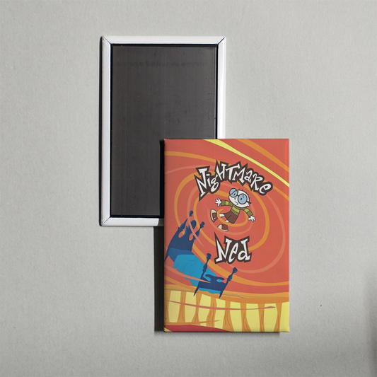 Nightmare Ned TV Show Fridge Magnet