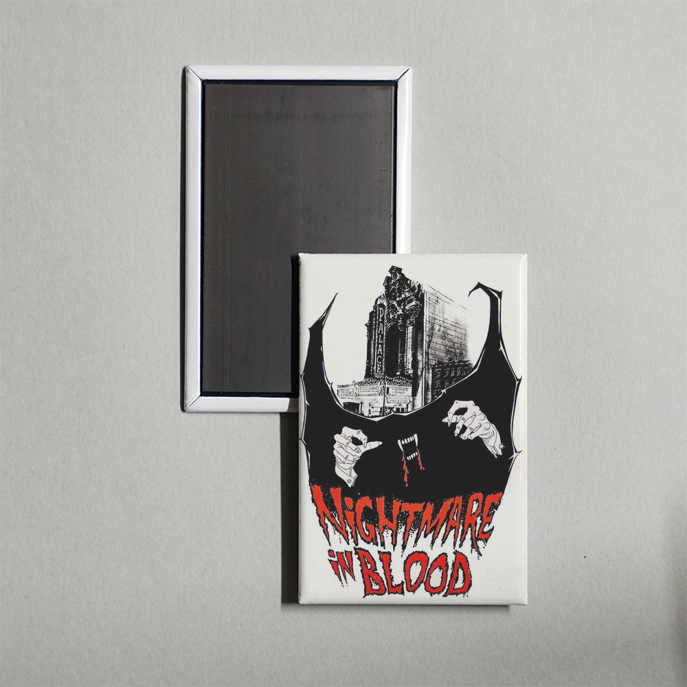 Nightmare in Blood Mini Movie Fridge Magnet
