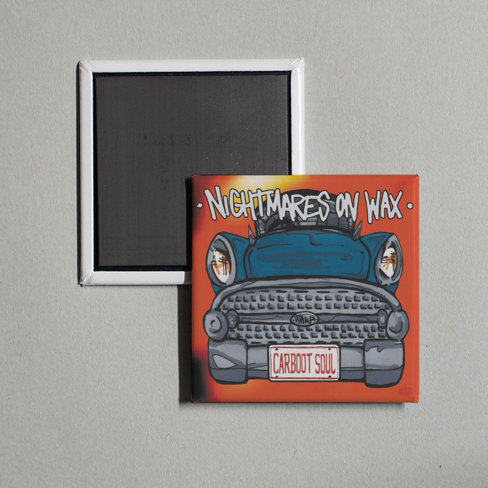 Nightmares On Wax - Carboot Soul Album Cover Fridge Magnet