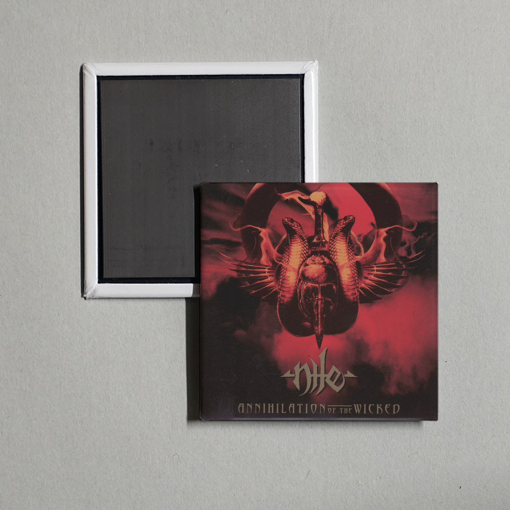 Nile - Annihilation of the Wicked Album Cover Fridge Magnet