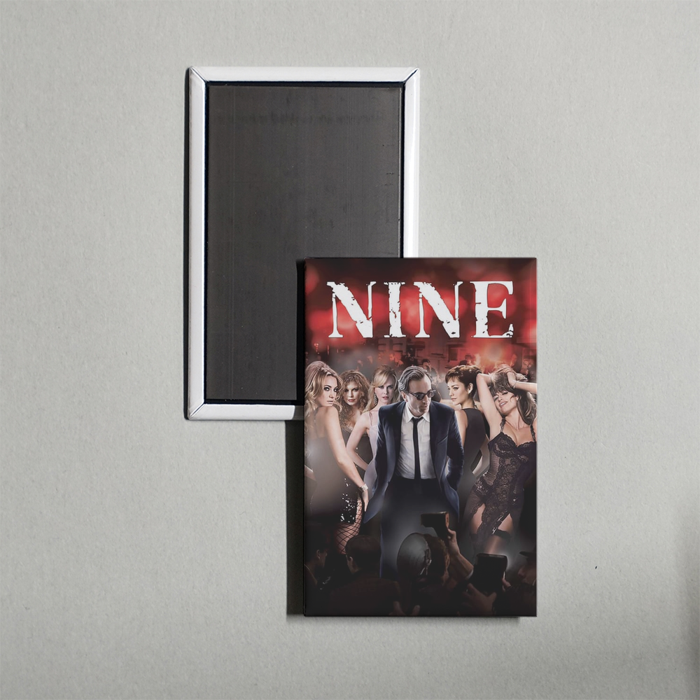 Nine Mini Movie Fridge Magnet