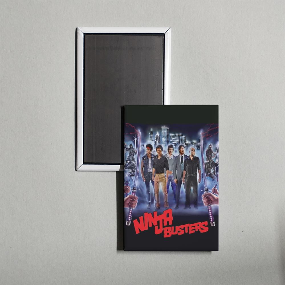 Ninja Busters Mini Movie Fridge Magnet
