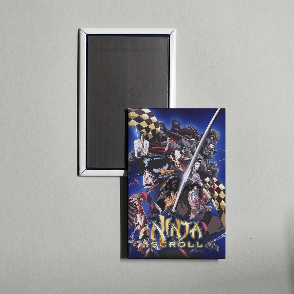 Ninja Scroll Mini Movie Fridge Magnet