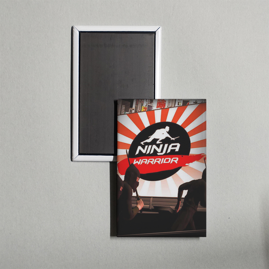 Ninja Warrior TV Show Fridge Magnet