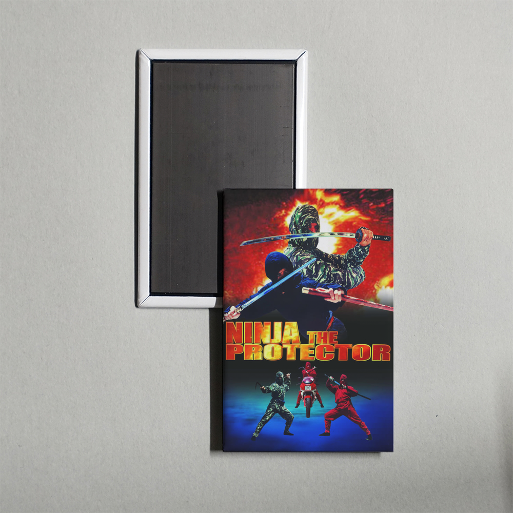 Ninja the Protector Mini Movie Fridge Magnet