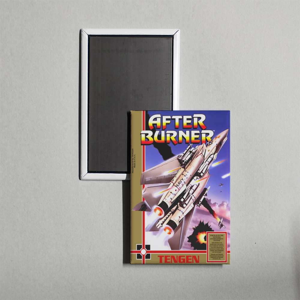 Nintendo NES After Burner Mini Video Game Fridge Magnet