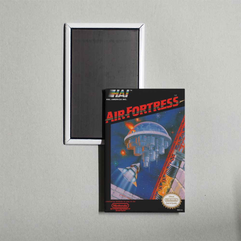 Nintendo NES Air Fortress Mini Video Game Fridge Magnet
