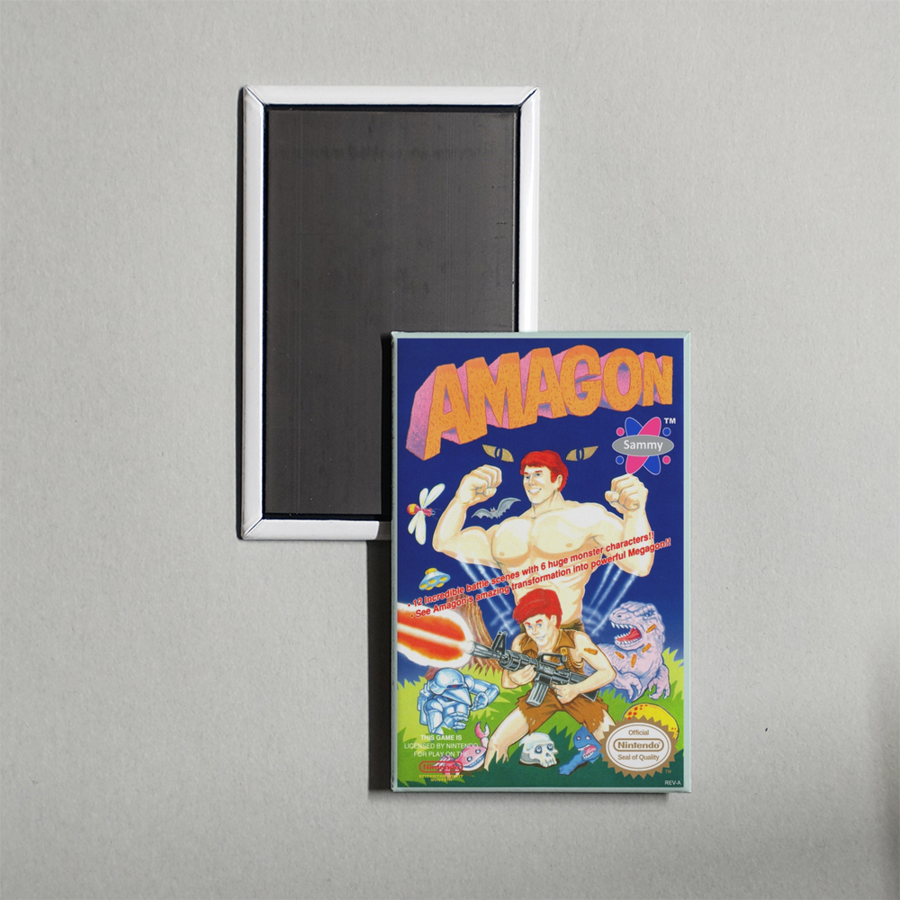 Nintendo NES Amagon Mini Video Game Fridge Magnet