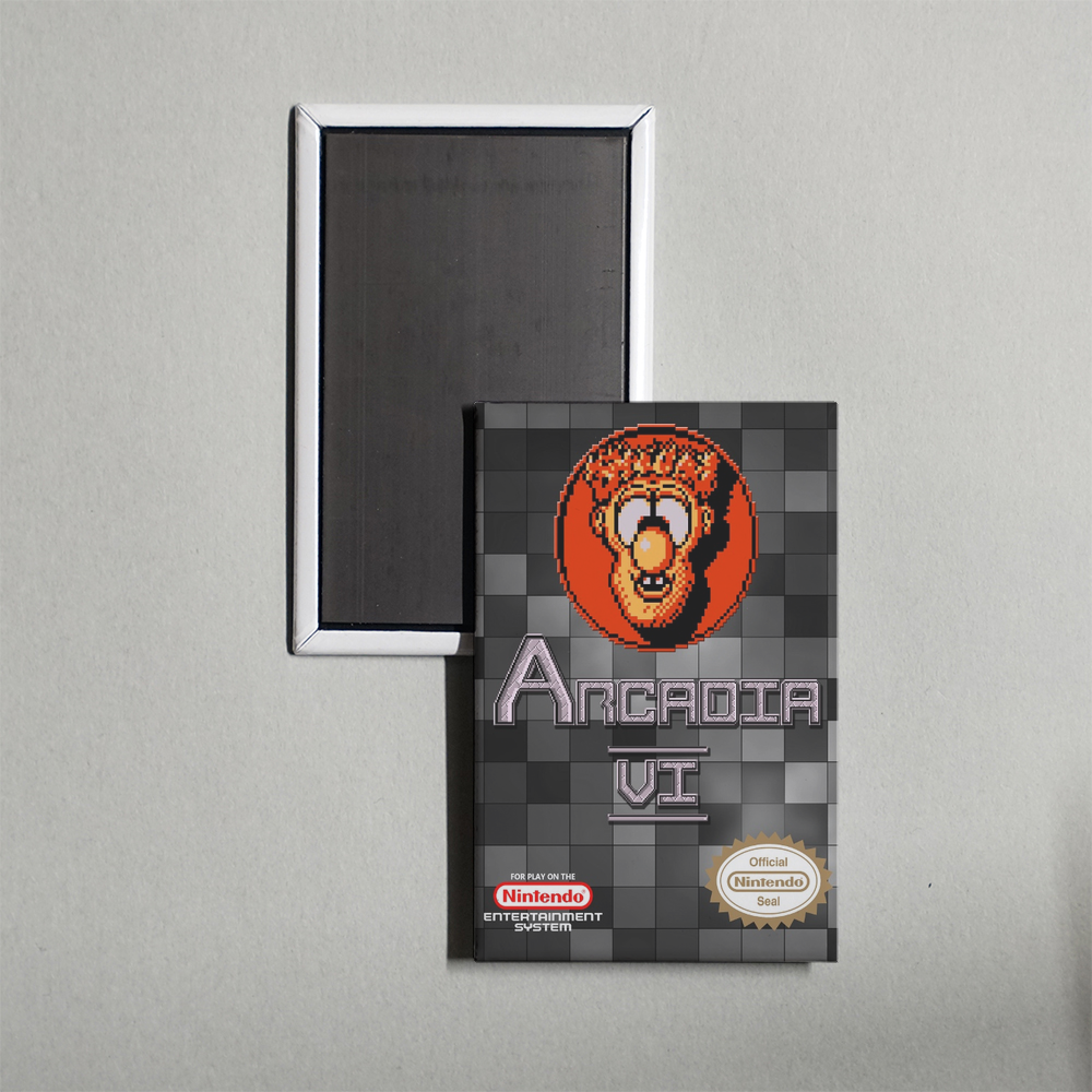 Nintendo NES Arcadia VI Mini Video Game Fridge Magnet