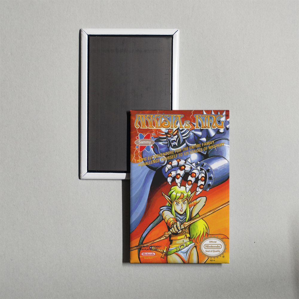 Nintendo NES Arkista's Ring Mini Video Game Fridge Magnet
