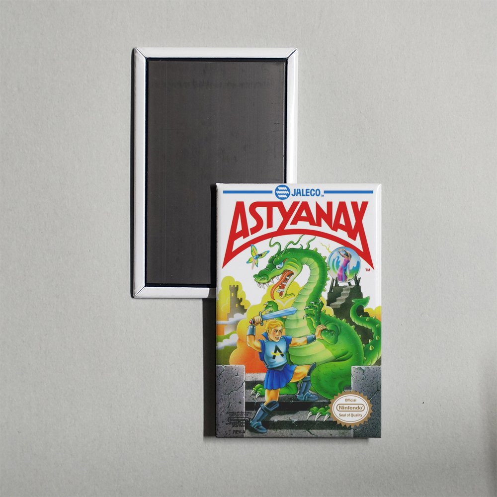 Nintendo NES Astyanax Mini Video Game Fridge Magnet