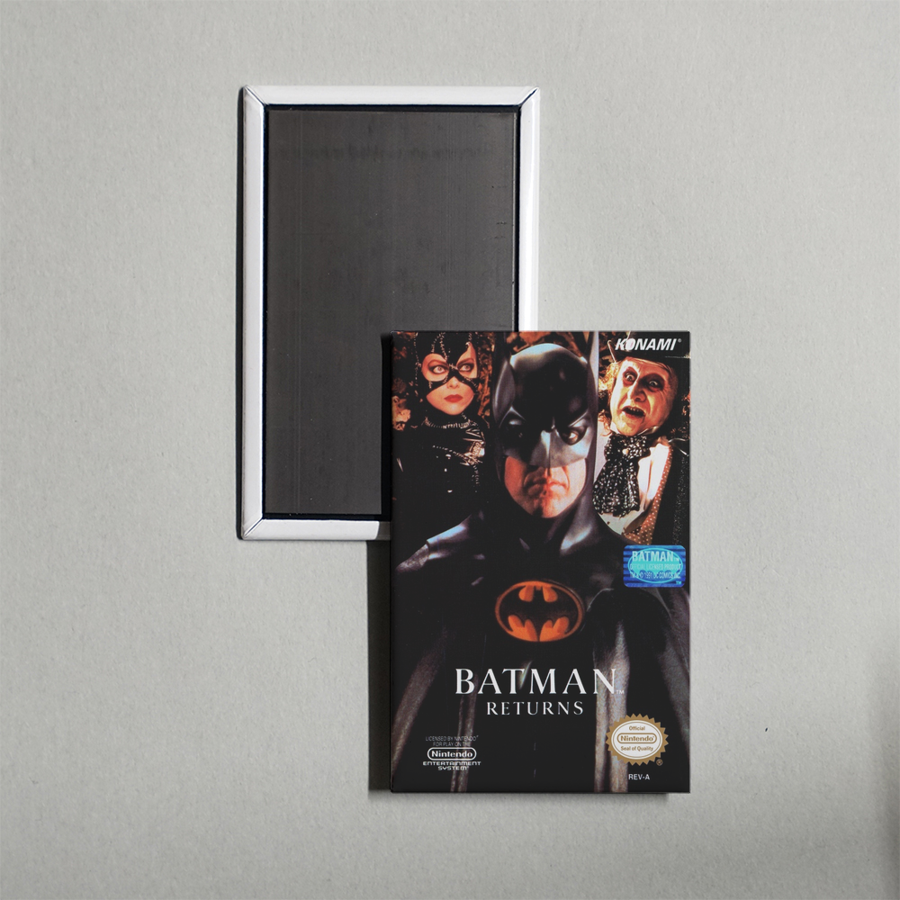Nintendo NES Batman Returns Mini Video Game Fridge Magnet