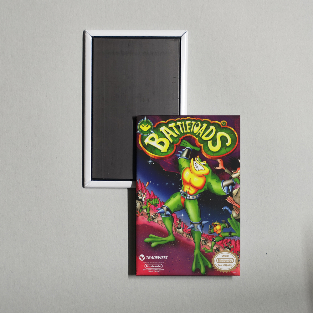 Nintendo NES Battletoads Mini Video Game Fridge Magnet