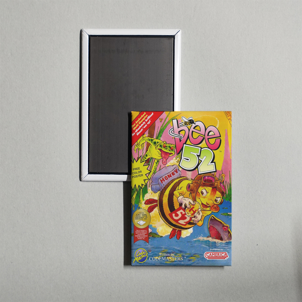 Nintendo NES Bee 52 Mini Video Game Fridge Magnet