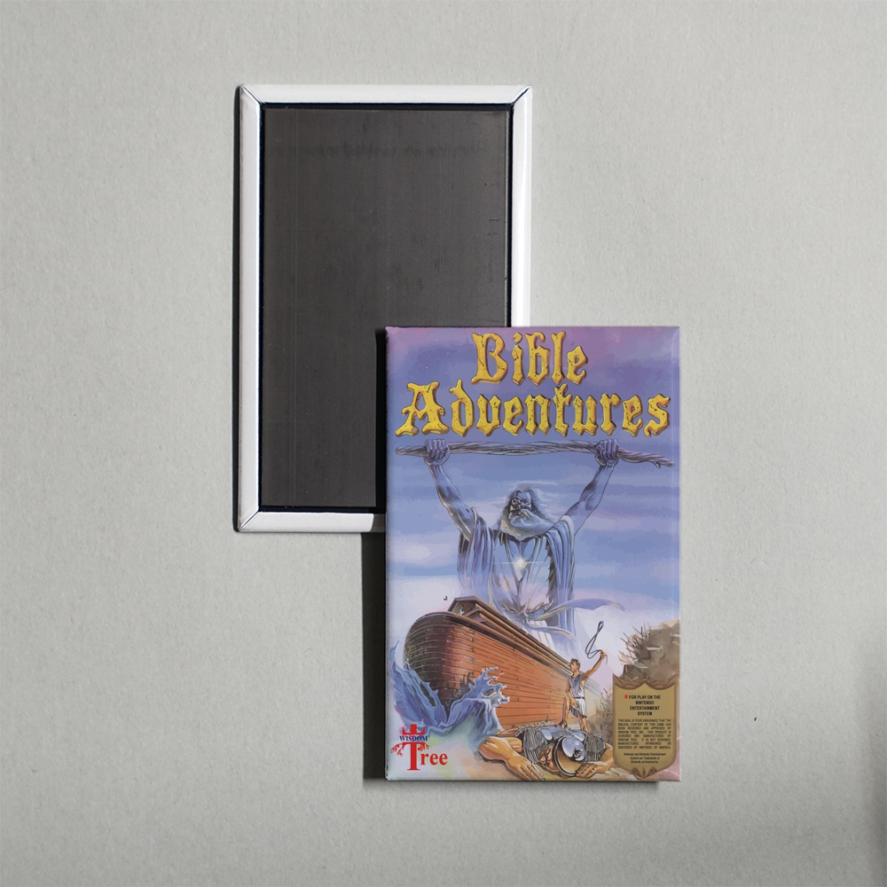 Nintendo NES Bible Adventures Mini Video Game Fridge Magnet