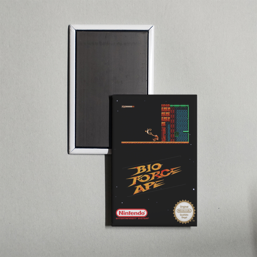Nintendo NES Bio Force Ape Mini Video Game Fridge Magnet