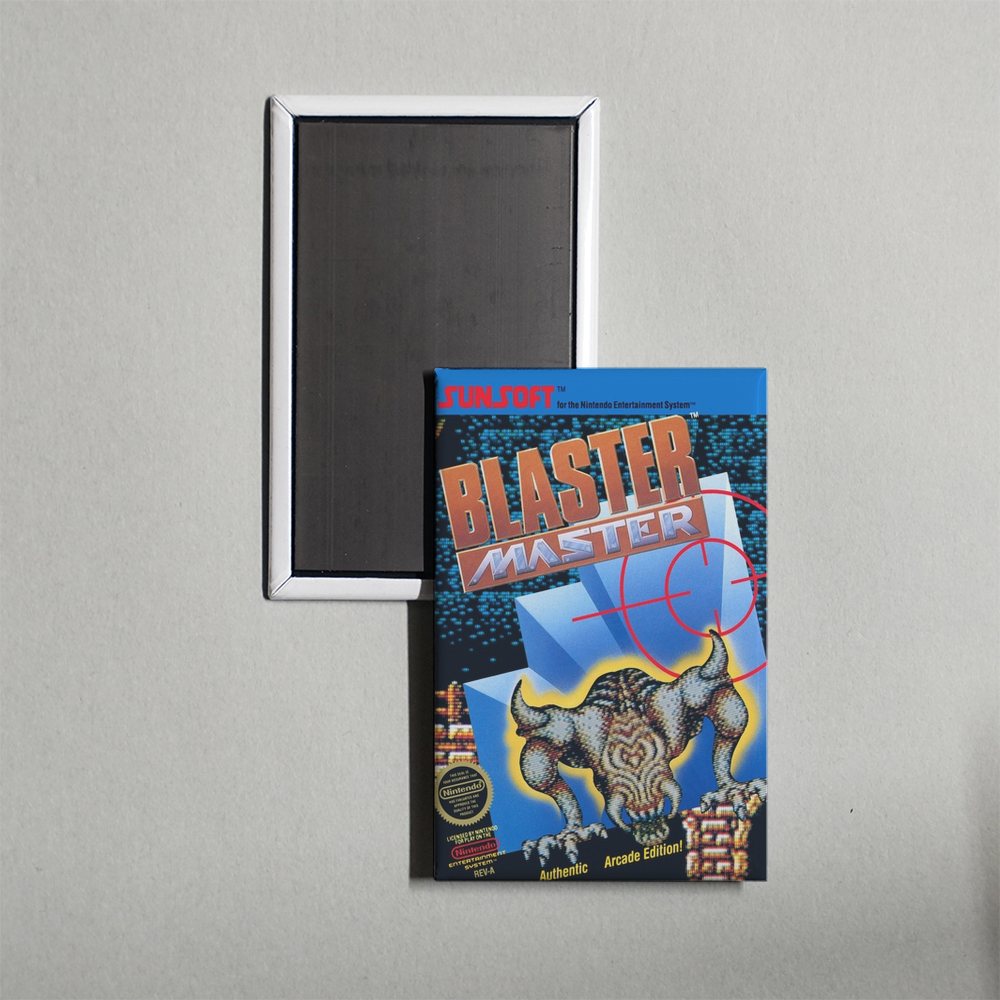 Nintendo NES Blaster Master Mini Video Game Fridge Magnet