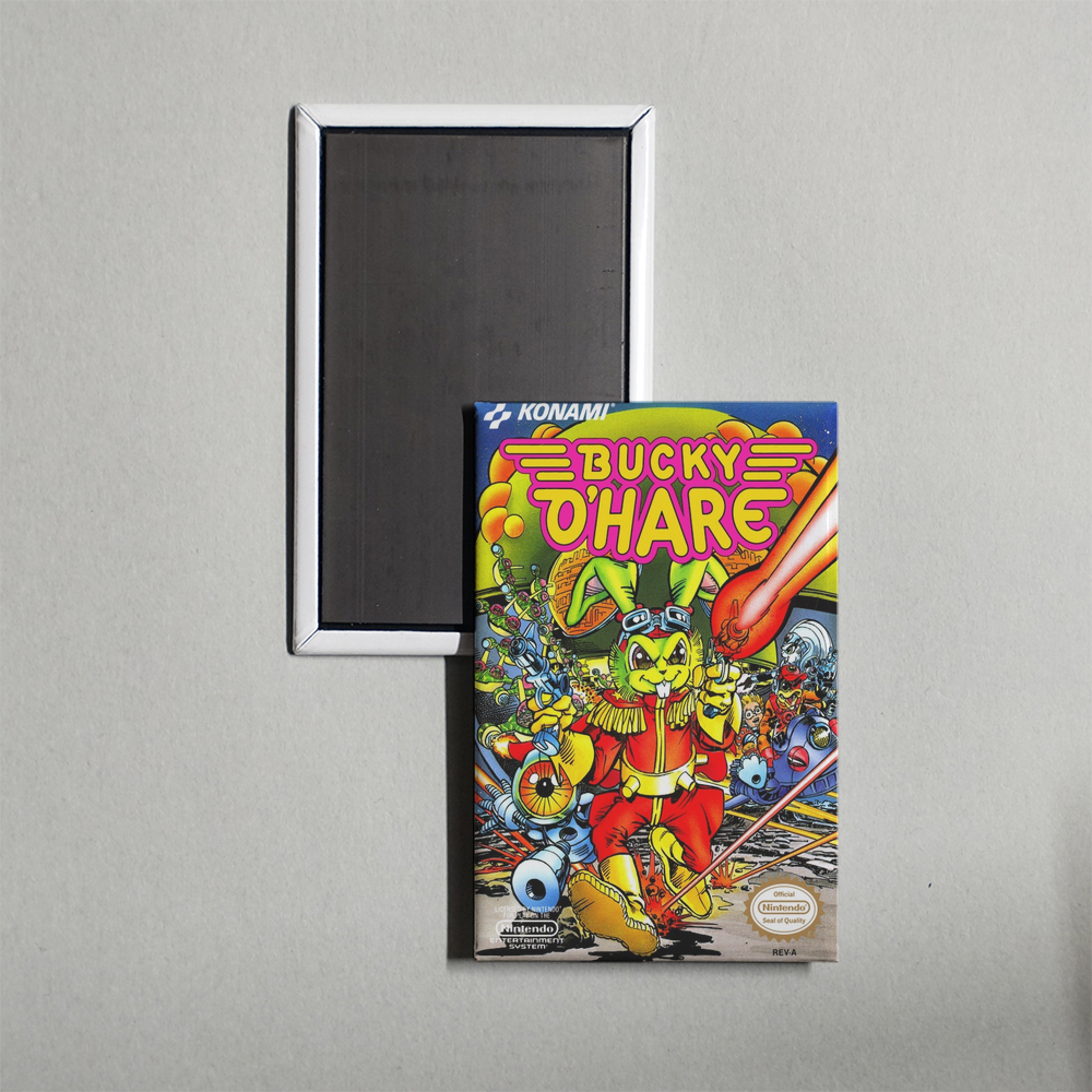 Nintendo NES Bucky O'Hare Mini Video Game Fridge Magnet