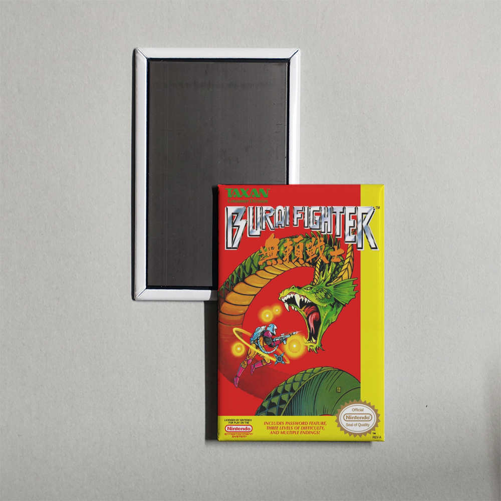 Nintendo NES Burai Fighter Mini Video Game Fridge Magnet