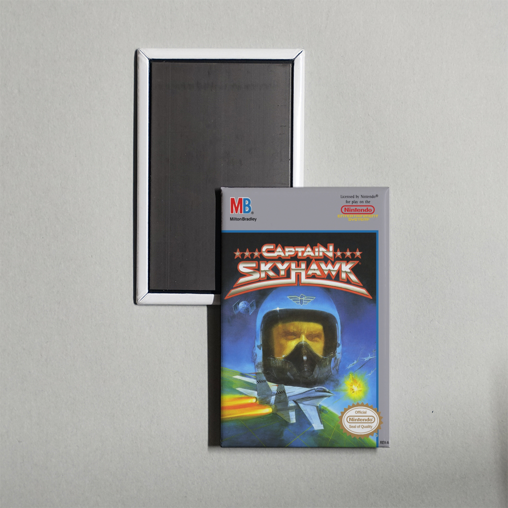Nintendo NES Captain Skyhawk Mini Video Game Fridge Magnet