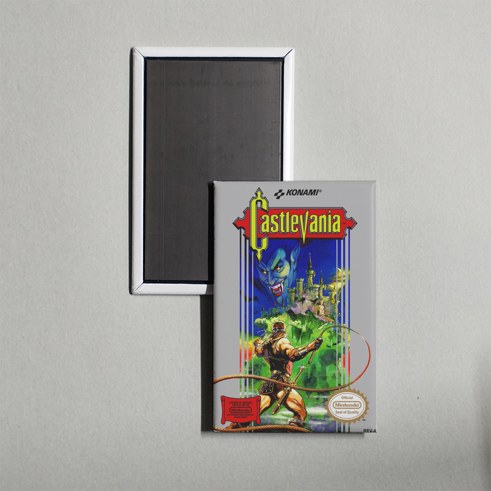 Nintendo NES Castlevania Mini Video Game Fridge Magnet