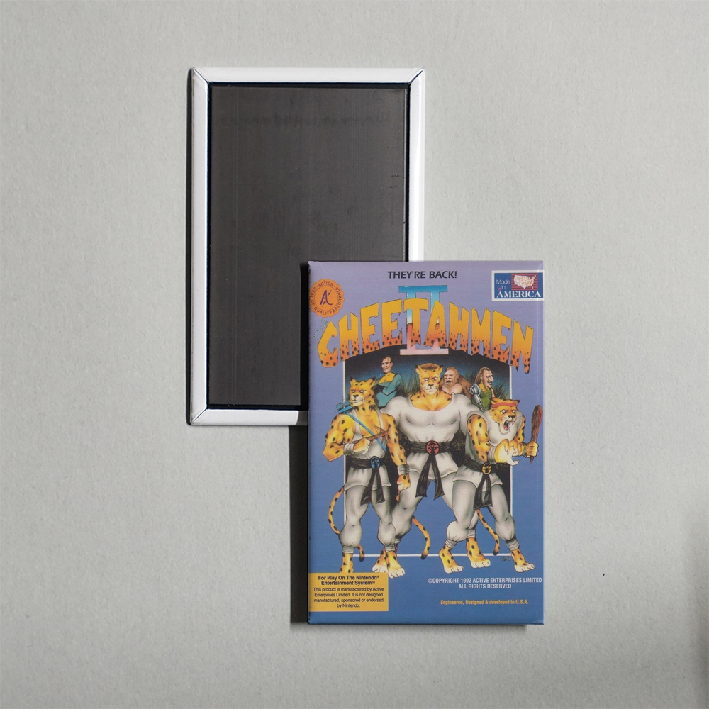 Nintendo NES Cheetahmen II Mini Video Game Fridge Magnet