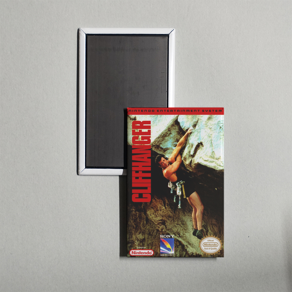 Nintendo NES Cliffhanger Mini Video Game Fridge Magnet