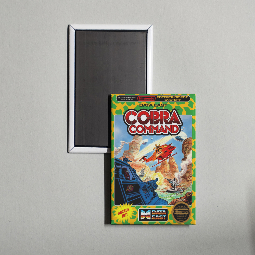 Nintendo NES Cobra Command Mini Video Game Fridge Magnet