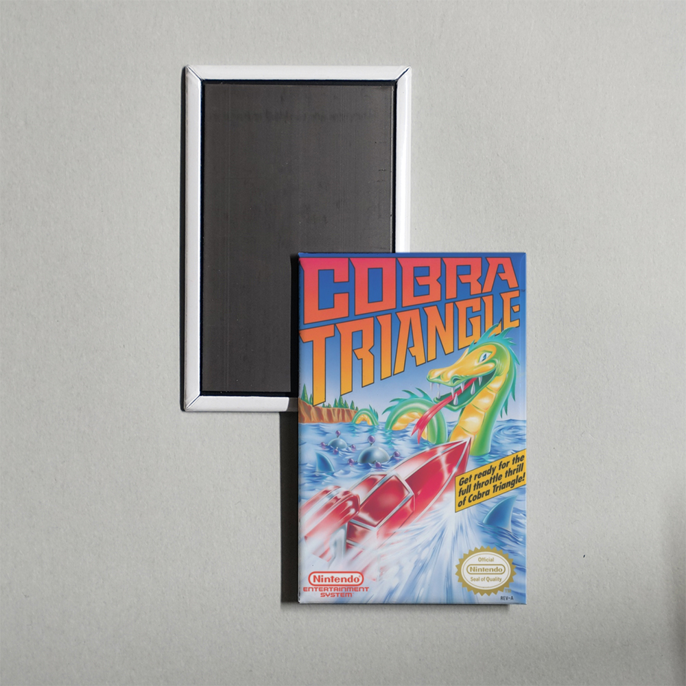 Nintendo NES Cobra Triangle Mini Video Game Fridge Magnet