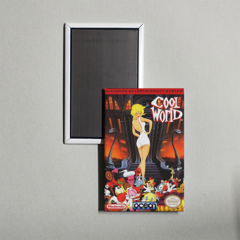 Nintendo NES Cool World Mini Video Game Fridge Magnet