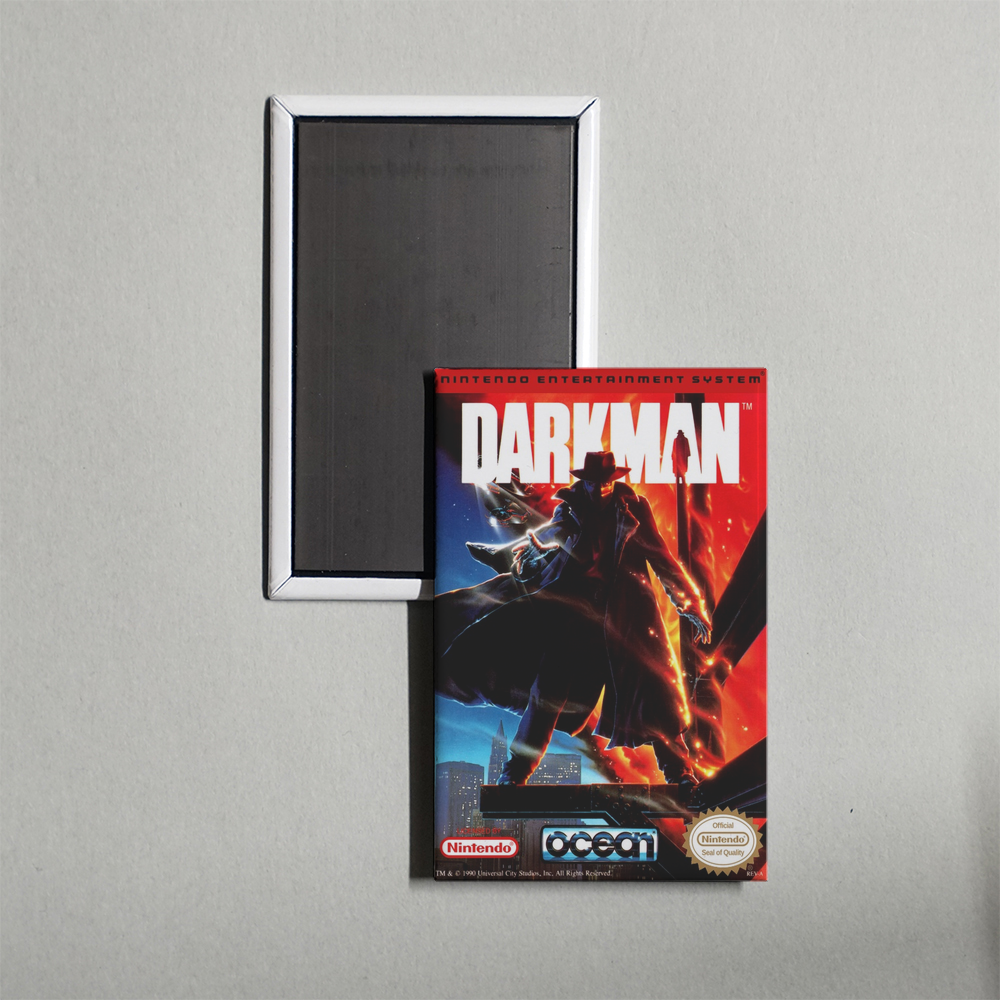 Nintendo NES Darkman Mini Video Game Fridge Magnet