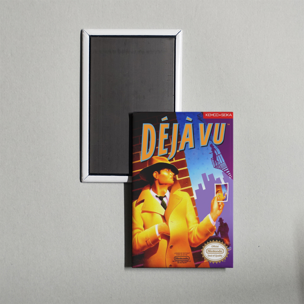 Nintendo NES Deja Vu Mini Video Game Fridge Magnet