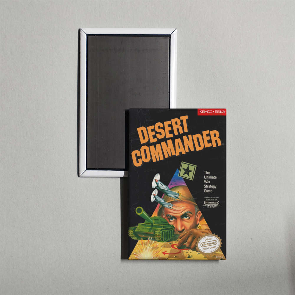 Nintendo NES Desert Commander Mini Video Game Fridge Magnet