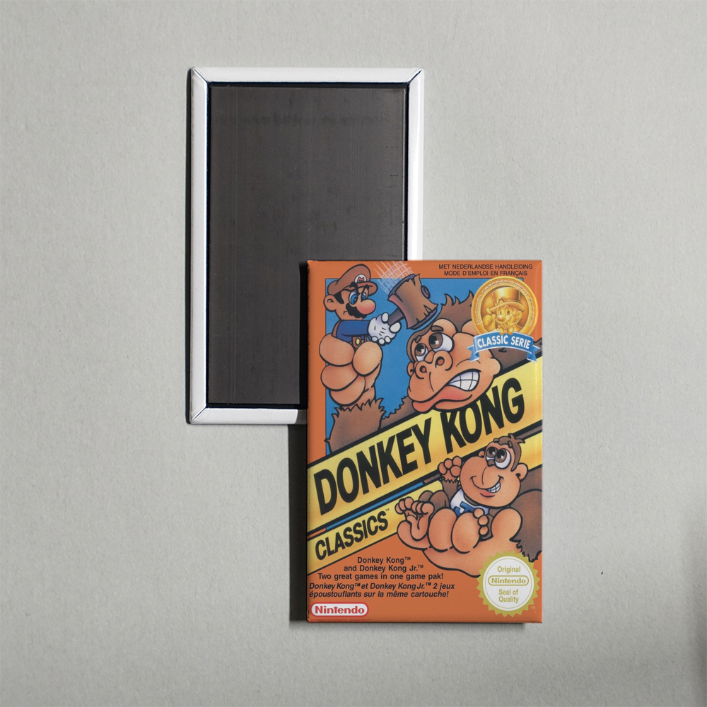 Nintendo NES Donkey Kong - Original Edition Mini Video Game Fridge Magnet