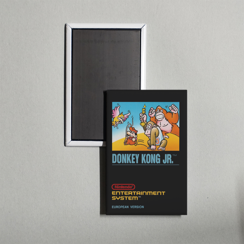 Nintendo NES Donkey Kong Jr. Mini Video Game Fridge Magnet