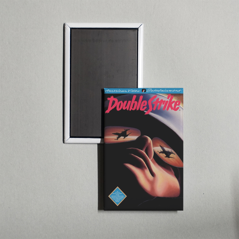 Nintendo NES Double Strike v1.0 Mini Video Game Fridge Magnet
