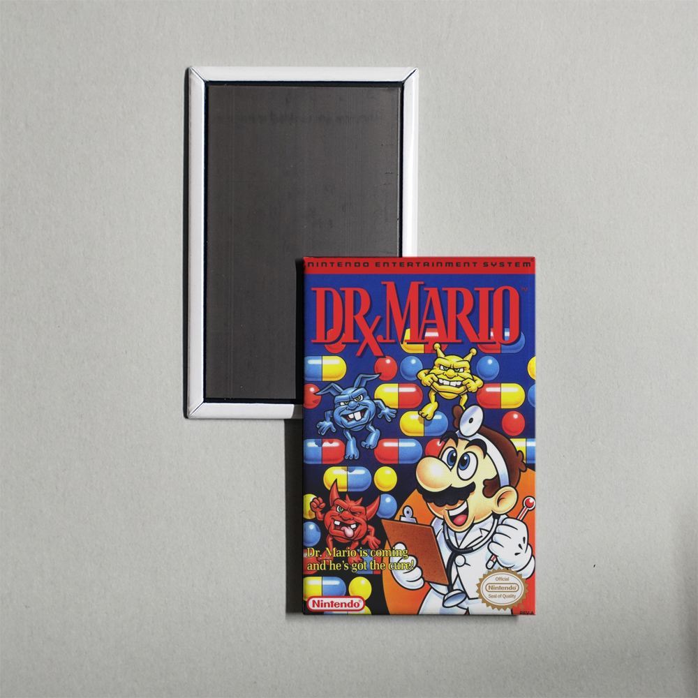 Nintendo NES Dr. Mario Mini Video Game Fridge Magnet