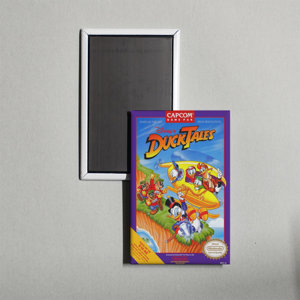 Nintendo NES DuckTales Mini Video Game Fridge Magnet