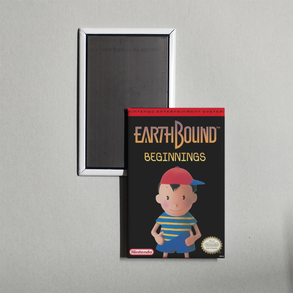 Nintendo NES EarthBound Beginnings Mini Video Game Fridge Magnet