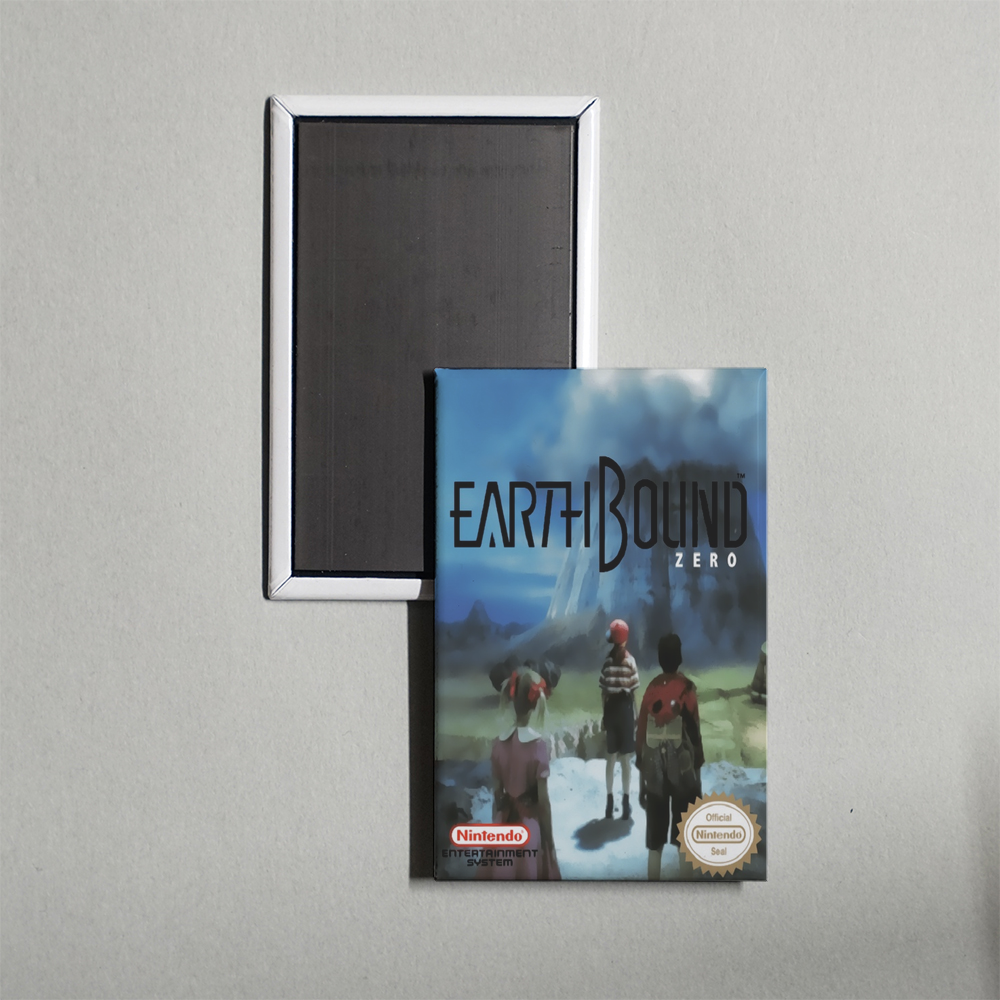 Nintendo NES Earthbound Mini Video Game Fridge Magnet