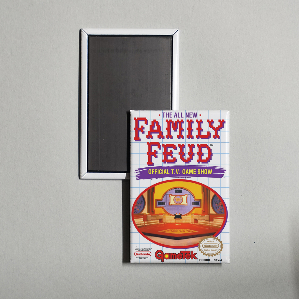 Nintendo NES Family Feud Mini Video Game Fridge Magnet