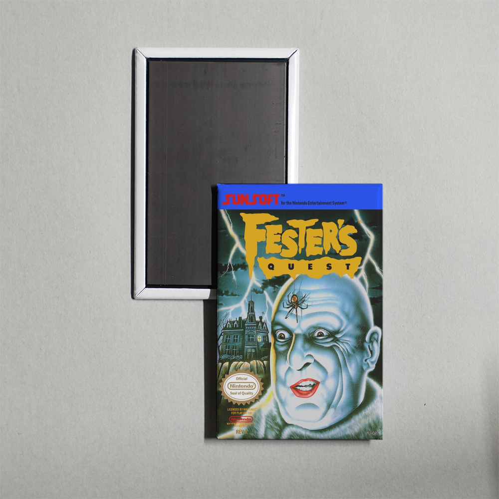 Nintendo NES Fester's Quest Mini Video Game Fridge Magnet