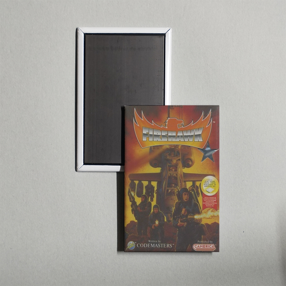 Nintendo NES Firehawk Mini Video Game Fridge Magnet